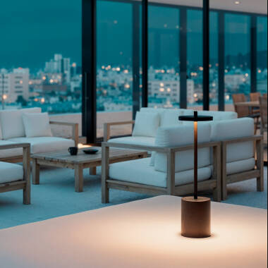 Imagem de Candeeiro de Mesa LED Portátill com Bateria USB Recarregável Jawania