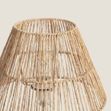 Imagen de Lámpara de Mesa Yute y Cristal Aurora Imagen de Lámpara de Mesa Yute y Cristal Aurora
