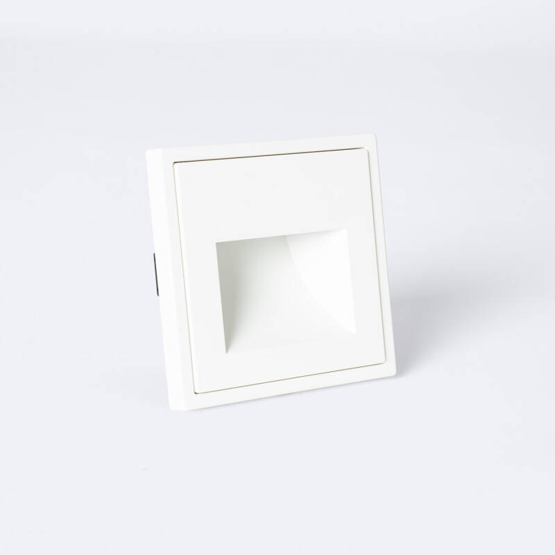 Imagem de Baliza LED 1W Encastrável Parede Luxe 990 para Caixa Universal