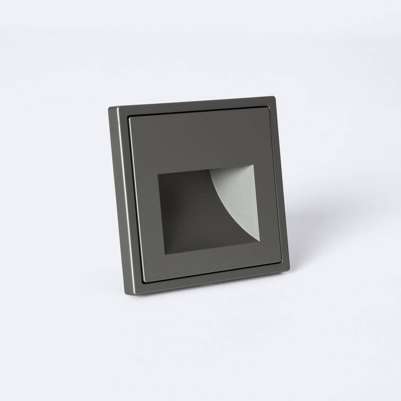 Imagem de Baliza LED 1W Encastrável Parede Luxe 990 para Caixa Universal