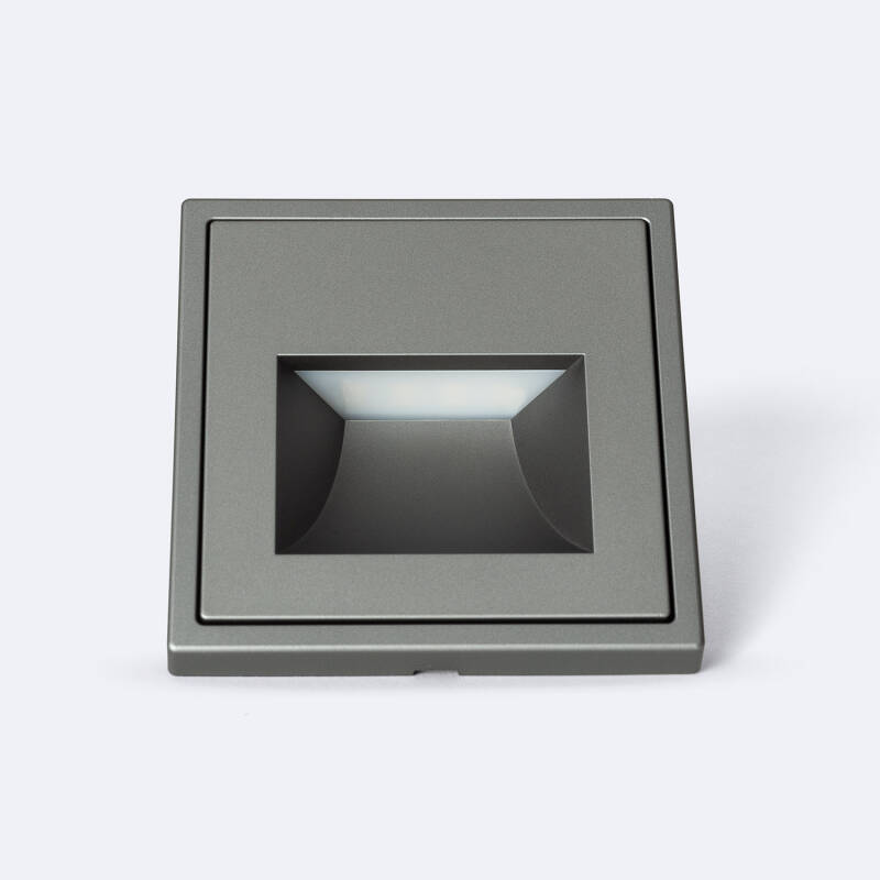 Imagem de Baliza LED 1W Encastrável Parede Luxe 990 para Caixa Universal