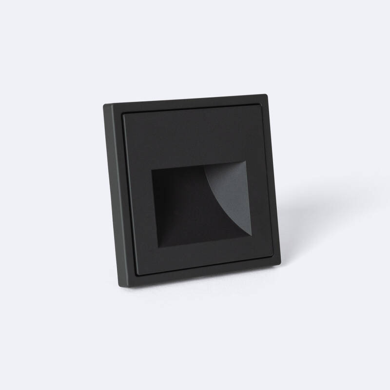 Imagem de Baliza LED 1W Encastrável Parede Luxe 990 para Caixa Universal