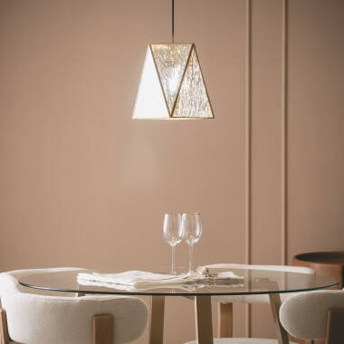 Imagem de Candeeiro Suspenso Metal e Vidro Mattina