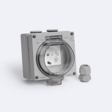 Tomada Schuko Estanco Tipo F IP66