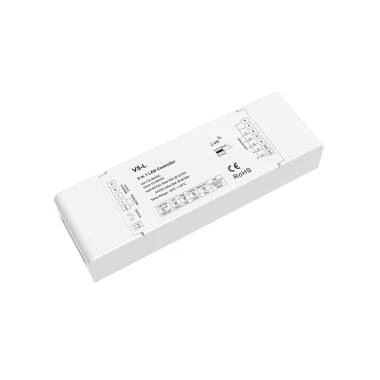 Controlador Regulador para Tira LED Monocolor/CCT/RGB/RGBW/RGB+CCT 12/24/48V DC compatible con Pulsador y Mando RF SKYDANCE V5-L