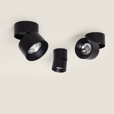 Imagen de Aplique LED 30W de Aluminio Circular Negro New Onuba