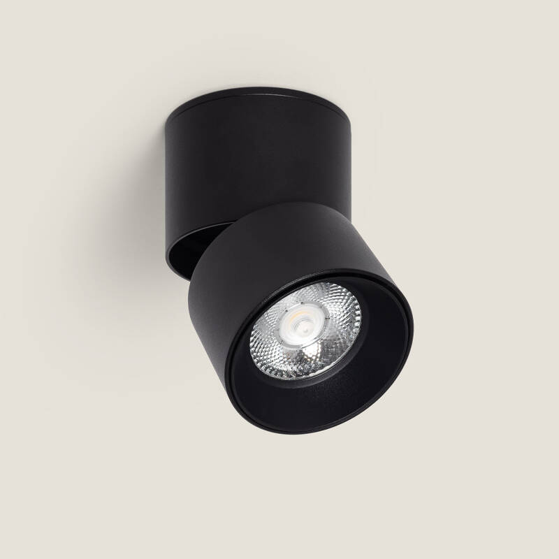 Imagen de Aplique LED 7W Aluminio Circular Negro New Onuba
