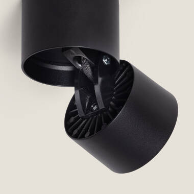 Imagen de Aplique LED 7W Aluminio Circular Negro New Onuba