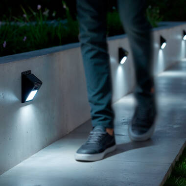 Imagen de Aplique de Pared Exterior Solar LED IP65 Encendido Crepuscular