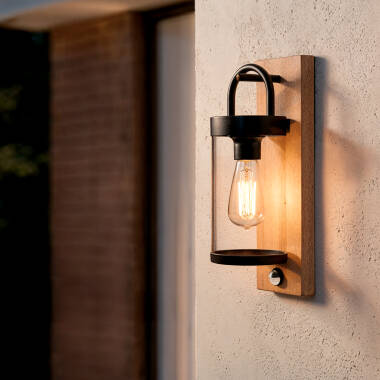 Aplique de Pared Exterior Benny con Sensor Movimiento PIR