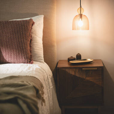 Candeeiro Suspenso Metal e Vidro Mono-Baudelaire