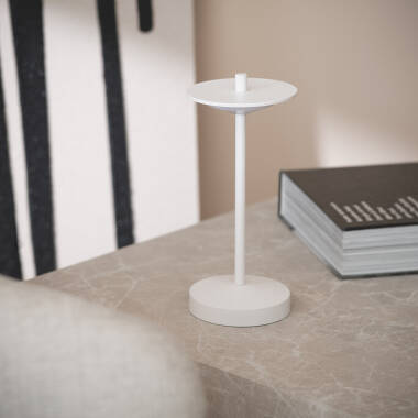 Imagem de Candeeiro de Mesa LED Portátil com Bateria USB Recarregável Estepona