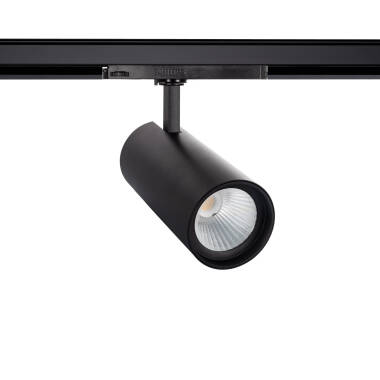Foco LED d'Angelo Preto 30W LIFUD para Carril Trifásico