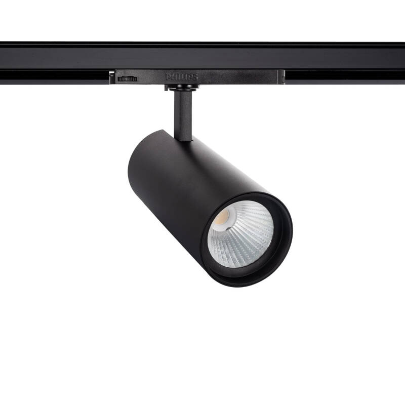 Imagen de Foco Carril LED Trifásico 30W d'Angelo PHILIPS Xitanium Negro Imagen de Foco Carril LED Trifásico 30W d'Angelo PHILIPS Xitanium Negro