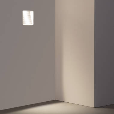 Aplique de Pared Integración Escayola/Pladur LED 2W Corte 353x293 mm