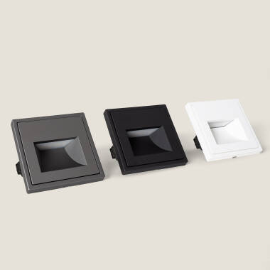 Imagem de Baliza LED 1W Encastrável Parede Luxe 990 para Caixa Universal Imagem de Baliza LED 1W Encastrável Parede Luxe 990 para Caixa Universal