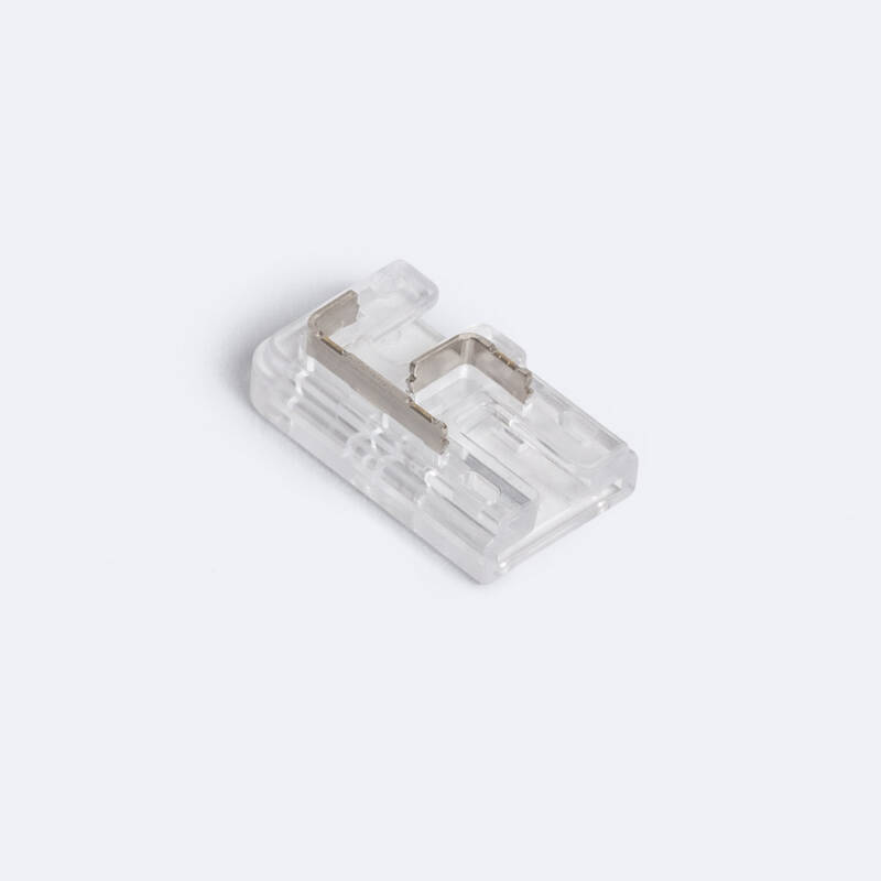 Imagen de Conector Hipopótamo esquina para Tira LED 12/24V DC SMD y COB IP20 Ancho 8mm