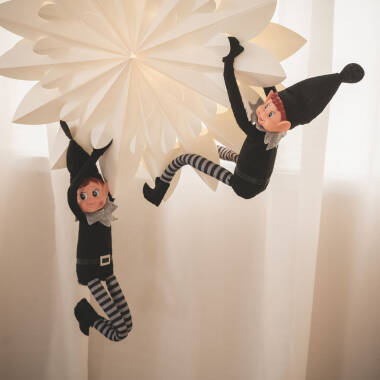 Estrela de Papel LED com Bateria Capella