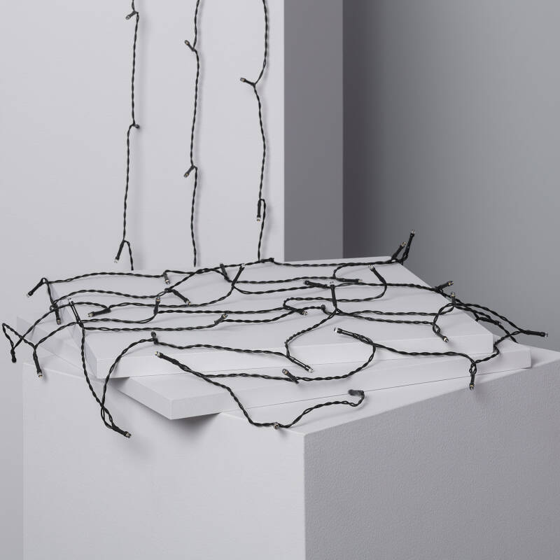 Imagem de Grinalda Solar Exterior Cabo LED 12m Imagem de Grinalda Solar Exterior Cabo LED 12m