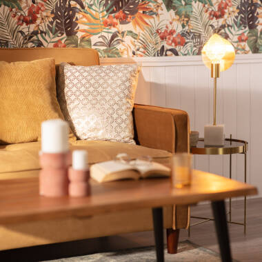 Lámpara de Mesa Mármol y Metal Argos