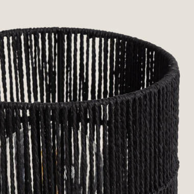 Imagen de Lámpara de Mesa de Papel Trenzado Khalo Imagen de Lámpara de Mesa de Papel Trenzado Khalo