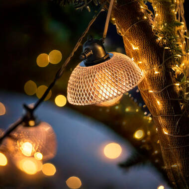 Guirnalda Solar Exterior LED de Bombillas Kodos 6.5m Guirnalda Solar Exterior LED de Bombillas Kodos 6.5m