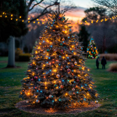 Guirnalda Solar Exterior LED RGB Kentia 50LEDS 7m