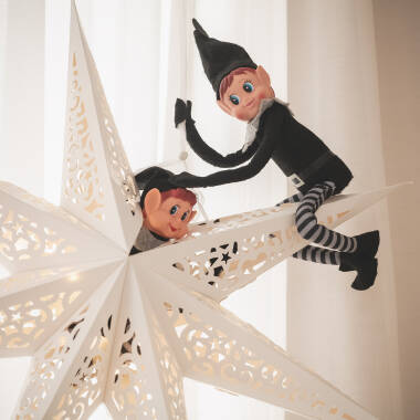 Imagem de Estrela LED Papel com Bateria Araby Imagem de Estrela LED Papel com Bateria Araby