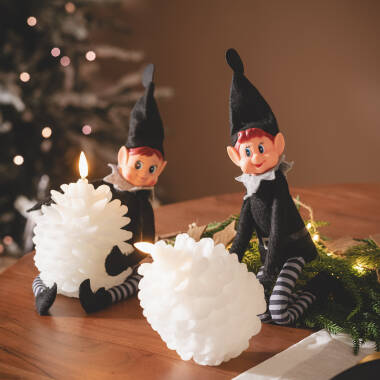 Vela LED Cera Natural con Batería Konggle