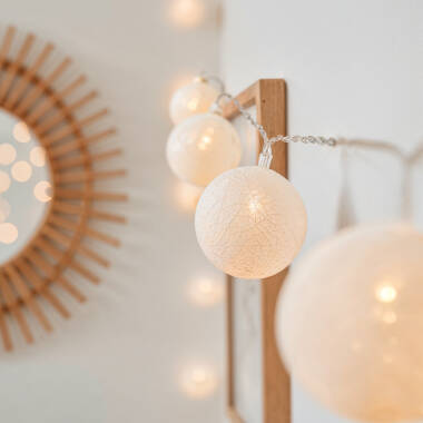 Grinalda LED 20 Bolas Branca