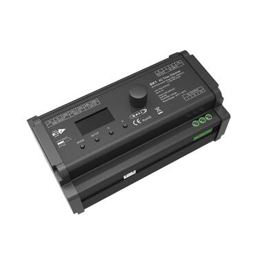Controlador Regulador OLED 5 en 1 Multi-protocolo DMX/DALI/1-10V Compatible con Pulsador y Mando RF SKYDANCE SK1