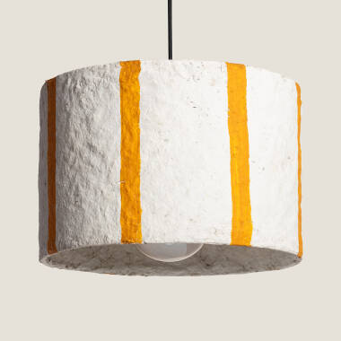 Candeeiro Suspenso Papel Marché Afran