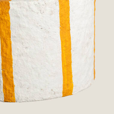 Imagen de Lámpara Colgante Papel Maché Afrah Round  