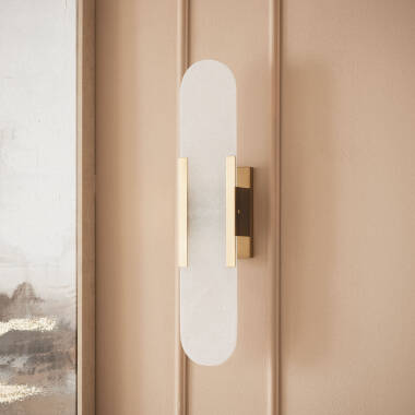 Imagem de Candeeiro de Parede Metal e Mármore Nandra