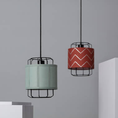 Imagem de Candeeiro Suspenso Tecido Pointiza