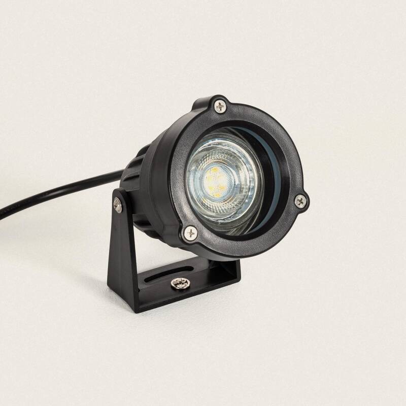 Imagen de Foco Exterior GU10 Aluminio con Pincho Simba Imagen de Foco Exterior GU10 Aluminio con Pincho Simba