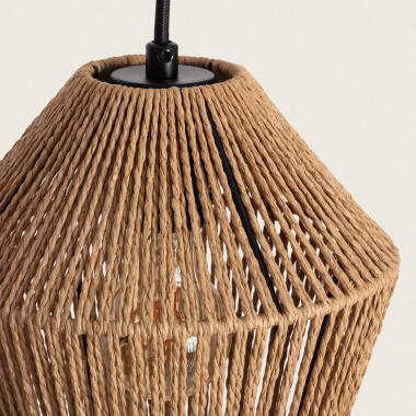 Imagen de Lámpara Colgante Papel Trenzado Kirito 3 Focos