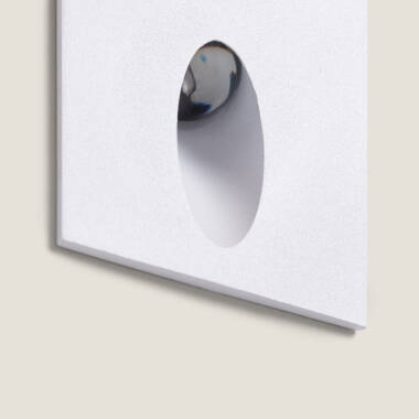 Imagen de Baliza Exterior LED 3W Empotrable Pared Cuadrado Adam