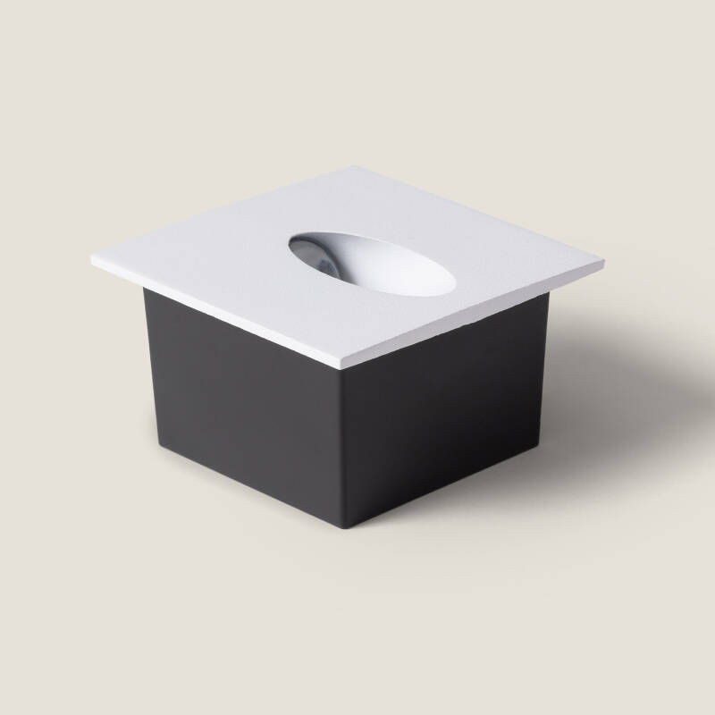 Imagen de Baliza Exterior LED 3W Empotrable Pared Cuadrado Adam