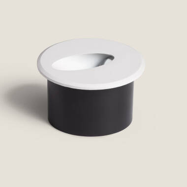 Imagen de Baliza Exterior LED 3W Empotrable Pared Circular Oval Adam