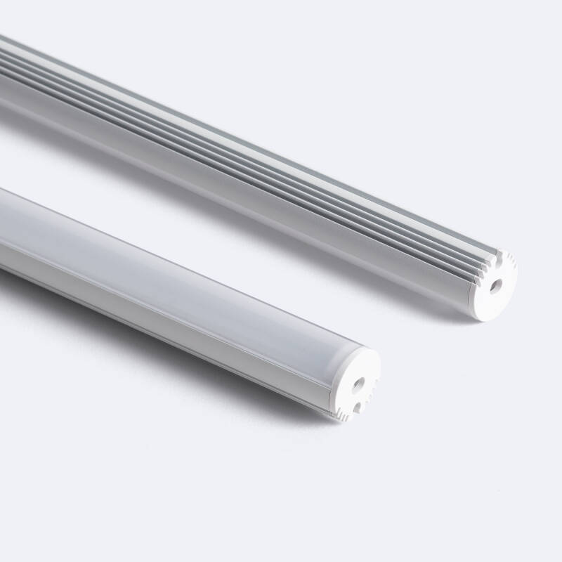 Imagen de Perfil Aluminio Colgante Redondo para Tira LED hasta 11 mm