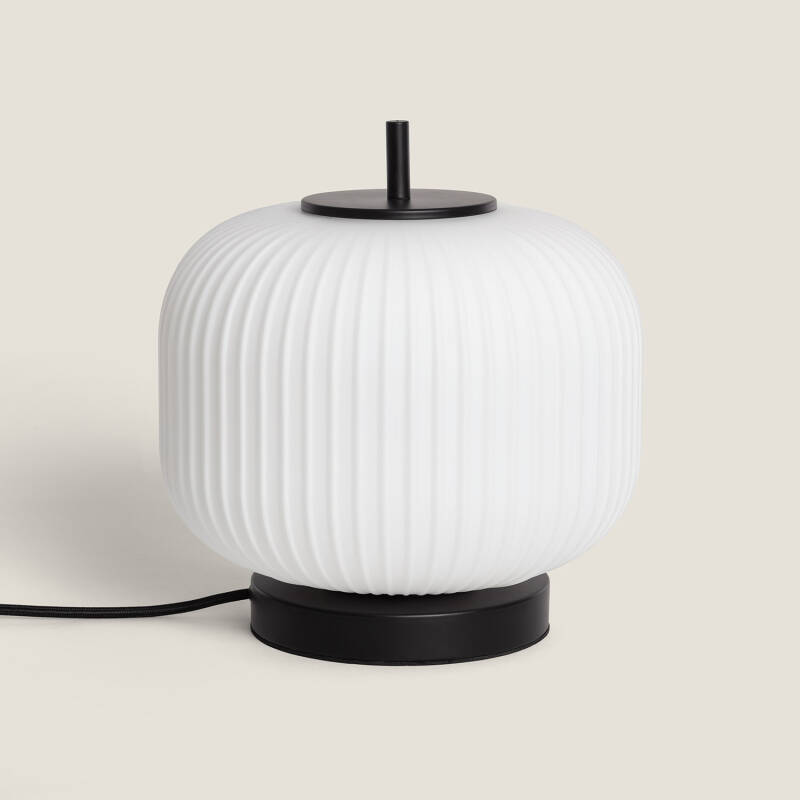 Imagen de Lámpara de Mesa Metal y Cristal Beca