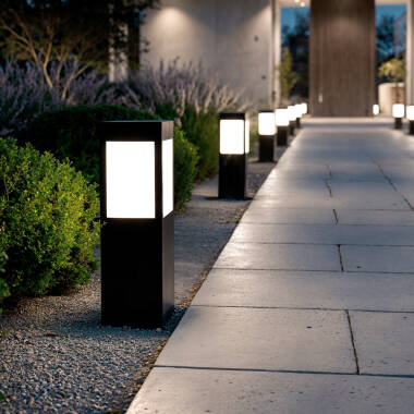 Imagem de Baliza LED Solar Kenya com Detector de Movimento Radar IP65 40cm Imagem de Baliza LED Solar Kenya com Detector de Movimento Radar IP65 40cm