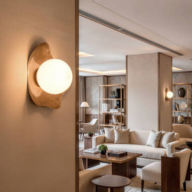 Aplique de Pared Metal y Cristal Ishan I ILUZZIA