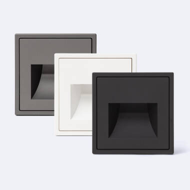 Imagem de Baliza LED 1W Encastrável Parede Luxe 990 para Caixa Universal