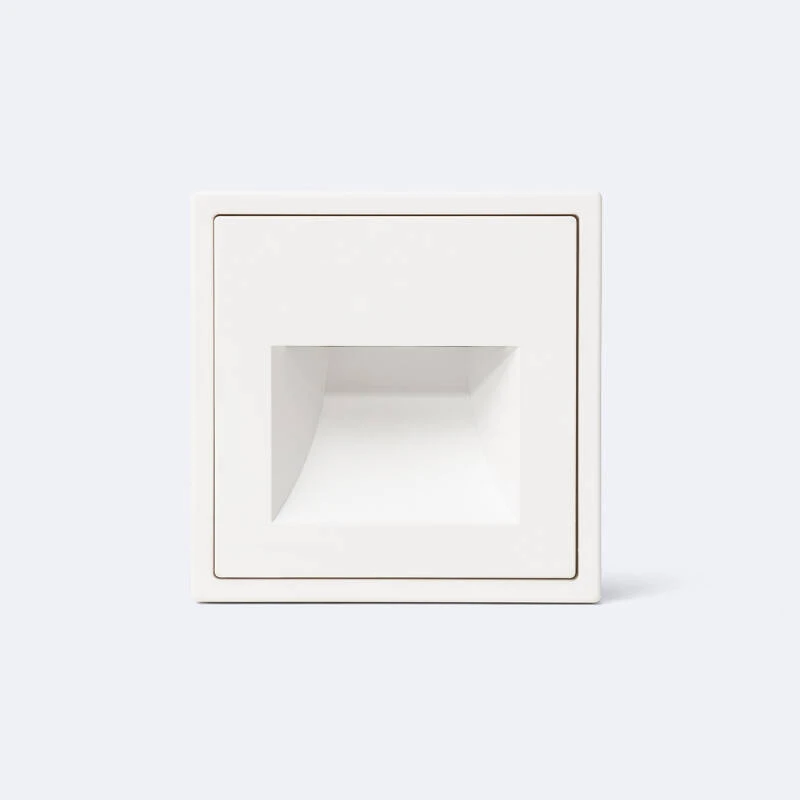 Imagem de Baliza LED 1W Encastrável Parede Luxe 990 para Caixa Universal