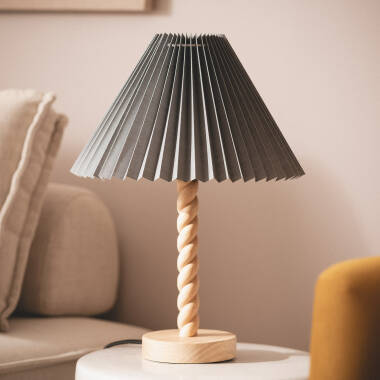 Candeeiro de Mesa Madeira Moorea