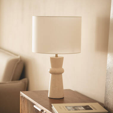 Candeeiro de Mesa Travertino Bittor