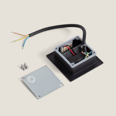 Imagen de Baliza Exterior LED 3W Empotrable Pared Cuadrado Olite