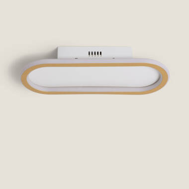 Plafon LED 20W Alumínio Gold Renoir